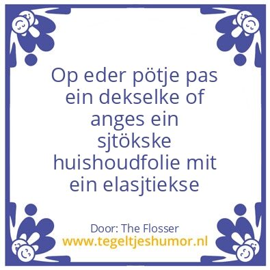 Tegeltje: spreuken