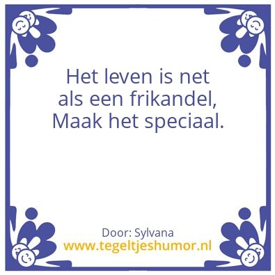 Tegeltje: hoi