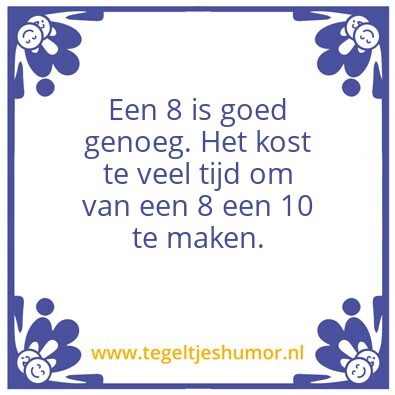 Tegeltje: Tegeltje