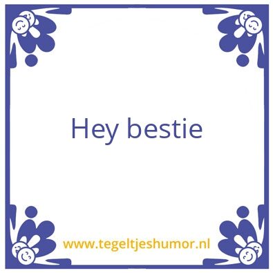 Tegeltje: – Uzair Baker