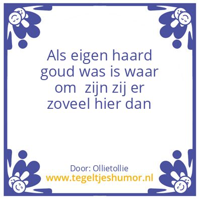 Tegeltje: Waarhied