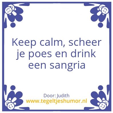 Tegeltje: Kiet’s wijsheid