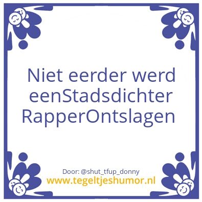 Tegeltje: Haarlem