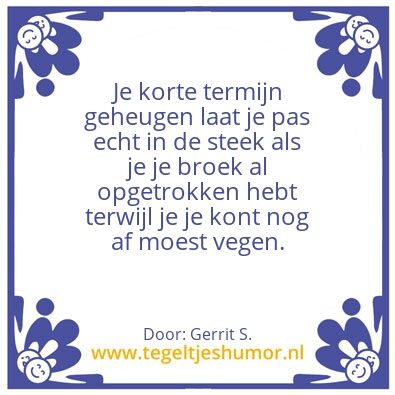 Tegeltje: Ik ben Gerrit.