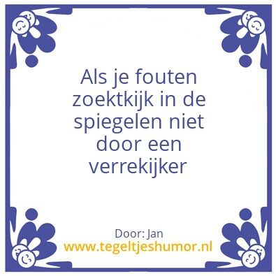 Tegeltje: tekst