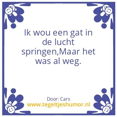 Tegeltje: Verloren blijdschap