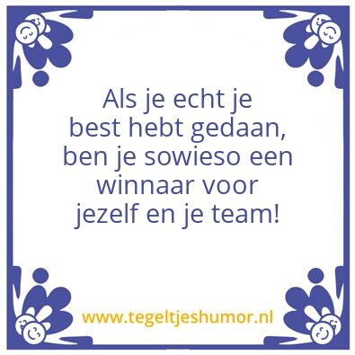 Tegeltje: Best