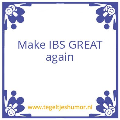 Tegeltje: IBS