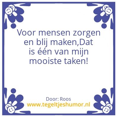 Tegeltje: Roos
