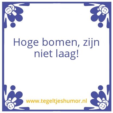 Tegeltje: Simpel