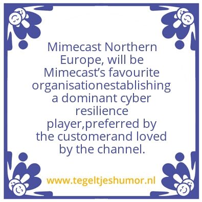 Tegeltje: Mimecast