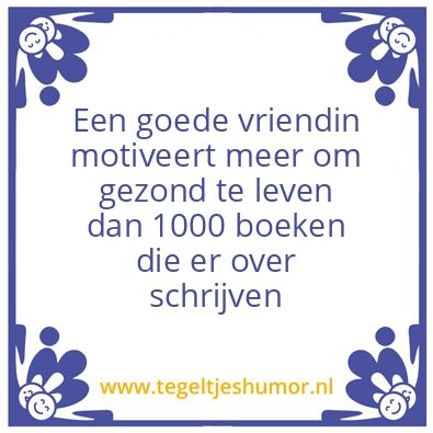 Tegeltje: Friends