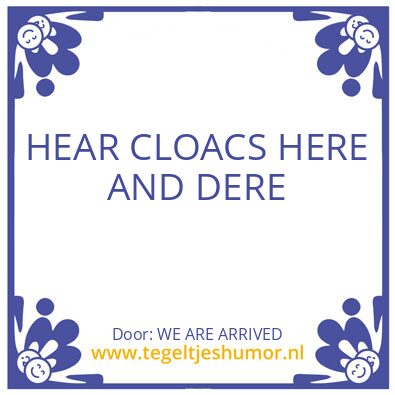 Tegeltje: AL IS WELL