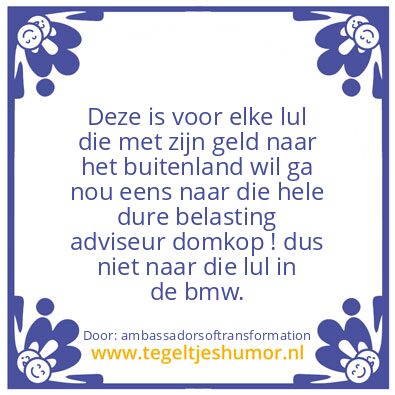 Tegeltje: There is a way out.