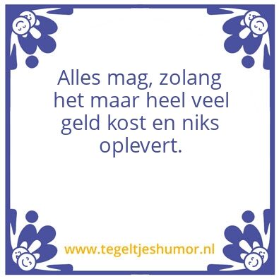 Tegeltje: Tegeltje