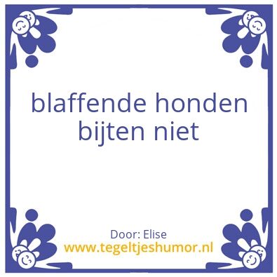 Tegeltje: elise
