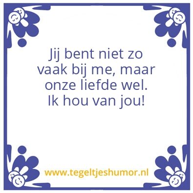Tegeltje: Liefde