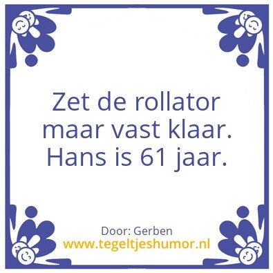 Tegeltje: Hans