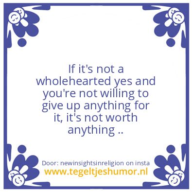 Tegeltje: relationships