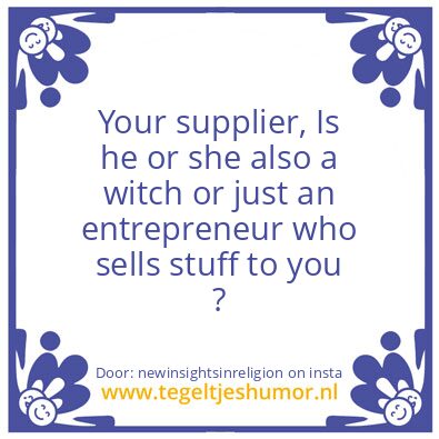 Tegeltje: same supplier