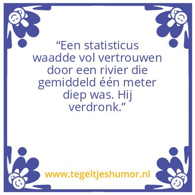 Tegeltje: statistiek