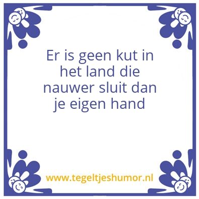 Tegeltje: Mastrubatie nazi