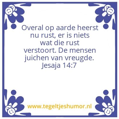 Tegeltje: Rust