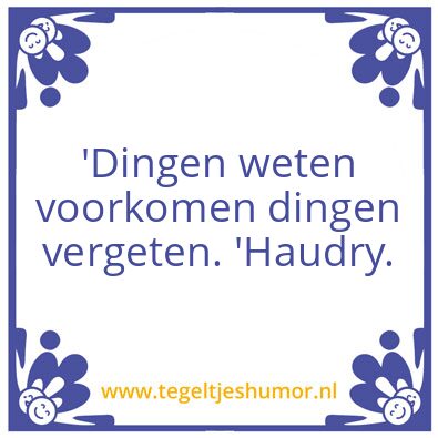 Tegeltje: Tegeltje