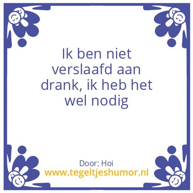 Tegeltje: Hoi