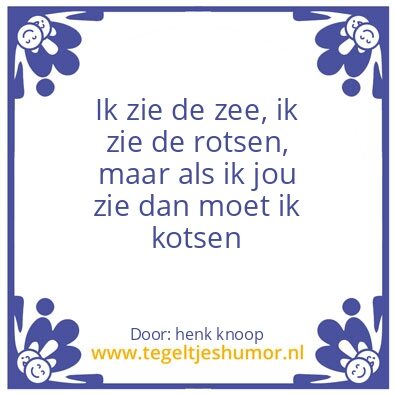 Tegeltje: kots
