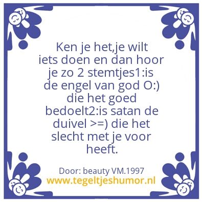 Tegeltje: God=)