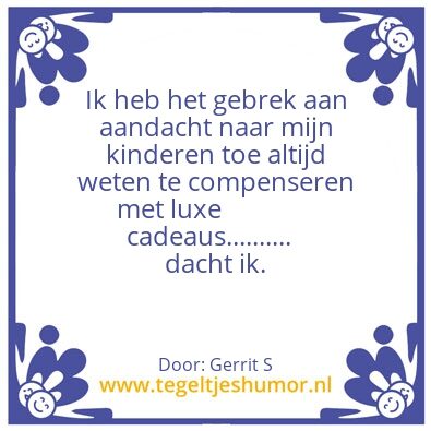 Tegeltje: Ik ben Gerrit