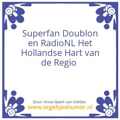 Tegeltje: Superfan