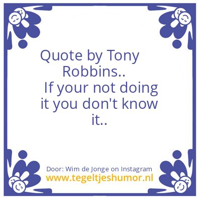 Tegeltje: Quote..