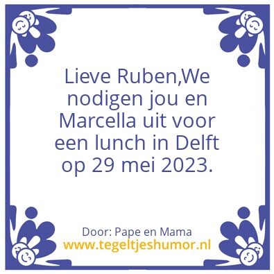Tegeltje: Ik houd van Delft
