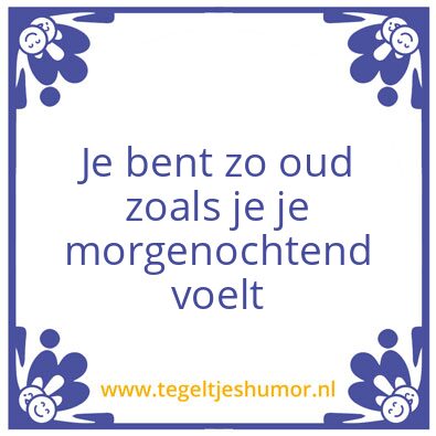 Tegeltje: Humor