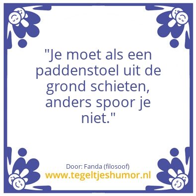 Tegeltje: Paddenstoel