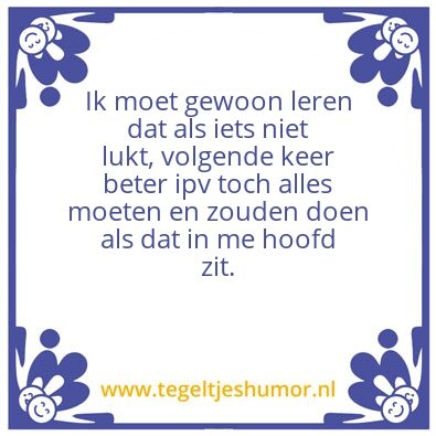 Tegeltje: Wijsheid