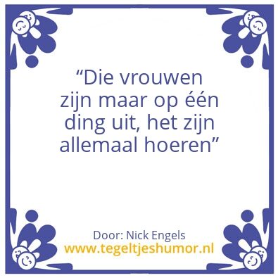 Tegeltje: Vrouwen
