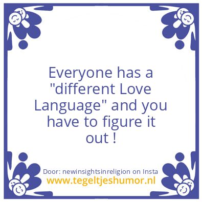 Tegeltje: Everyone has a