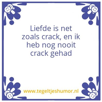 Tegeltje: liefde