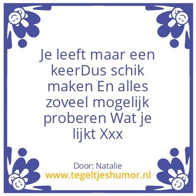 Tegeltje: Gelukkig
