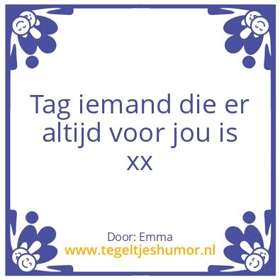 Tegeltje: Emma