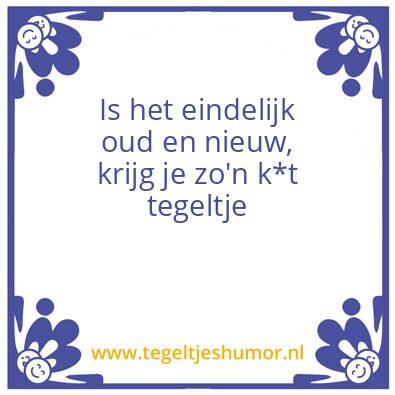 Tegeltje: X