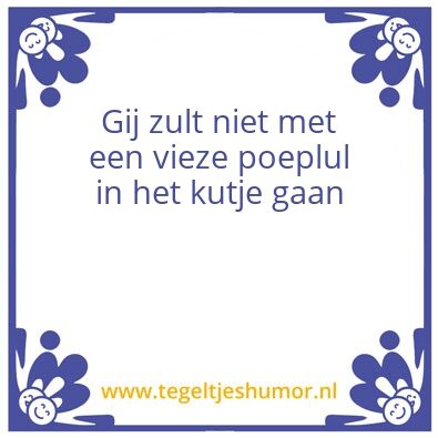Tegeltje: A
