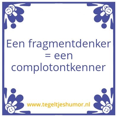 Tegeltje: Complot