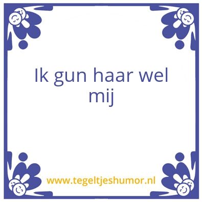 Tegeltje: Appie’s wijsheden