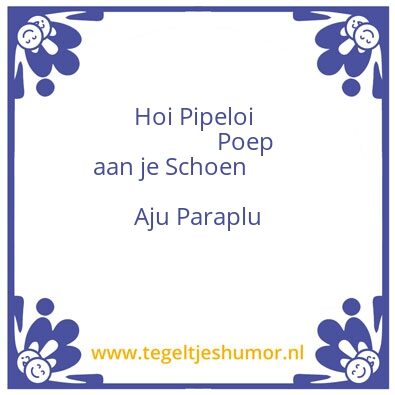 Tegeltje: Afscheid