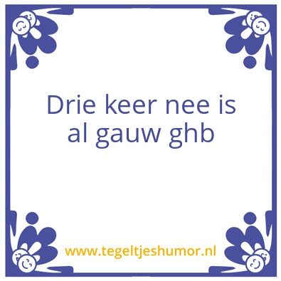 Tegeltje: mark