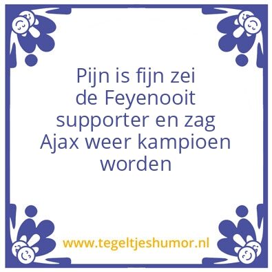 Tegeltje: 010 ellende…